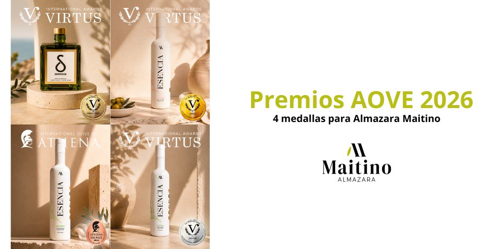 Premios AOVE 2026: 4 medallas para Almazara Maitino