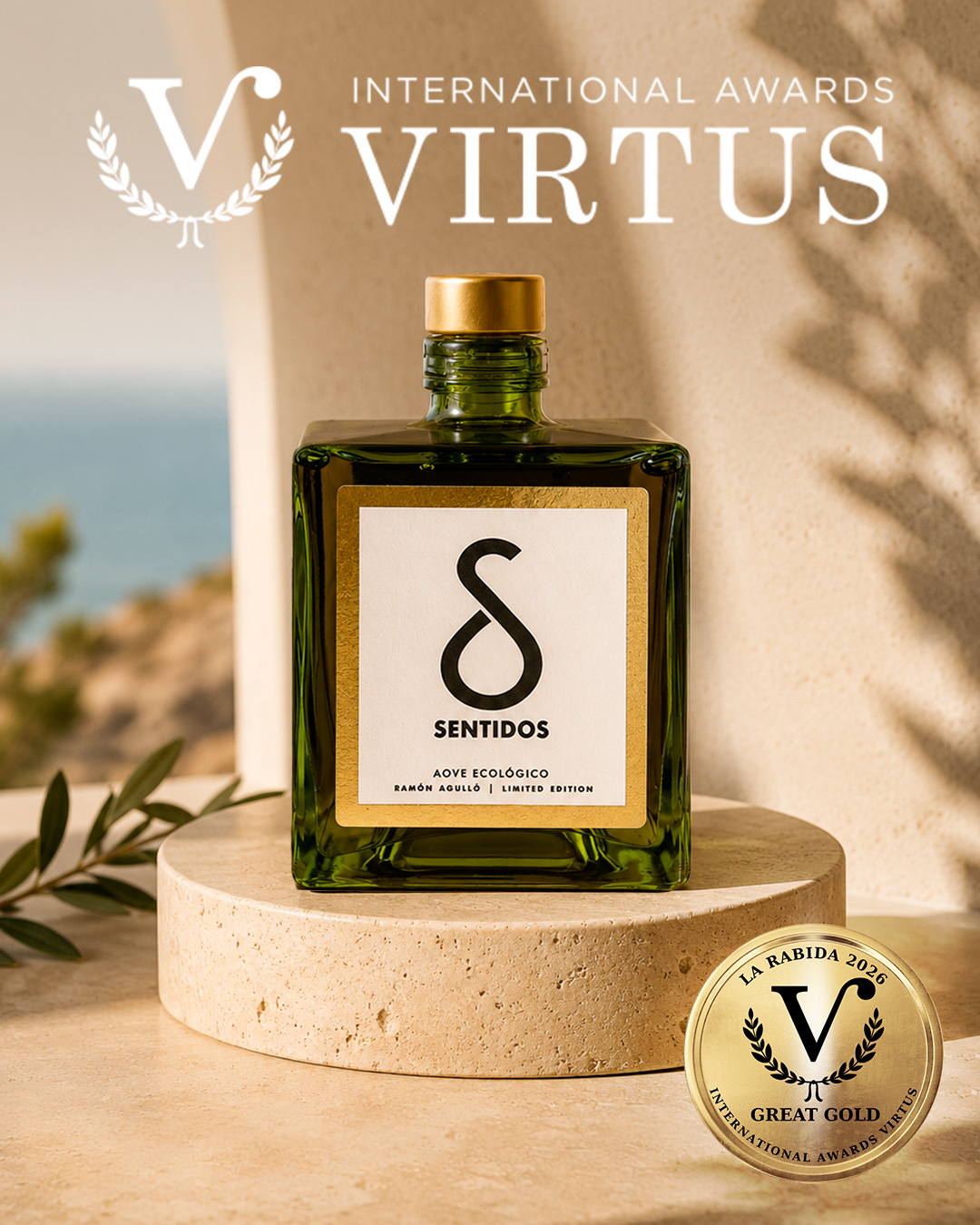 Sentidos Ramón Agulló, Great Gold en International Awards Virtus 2026
