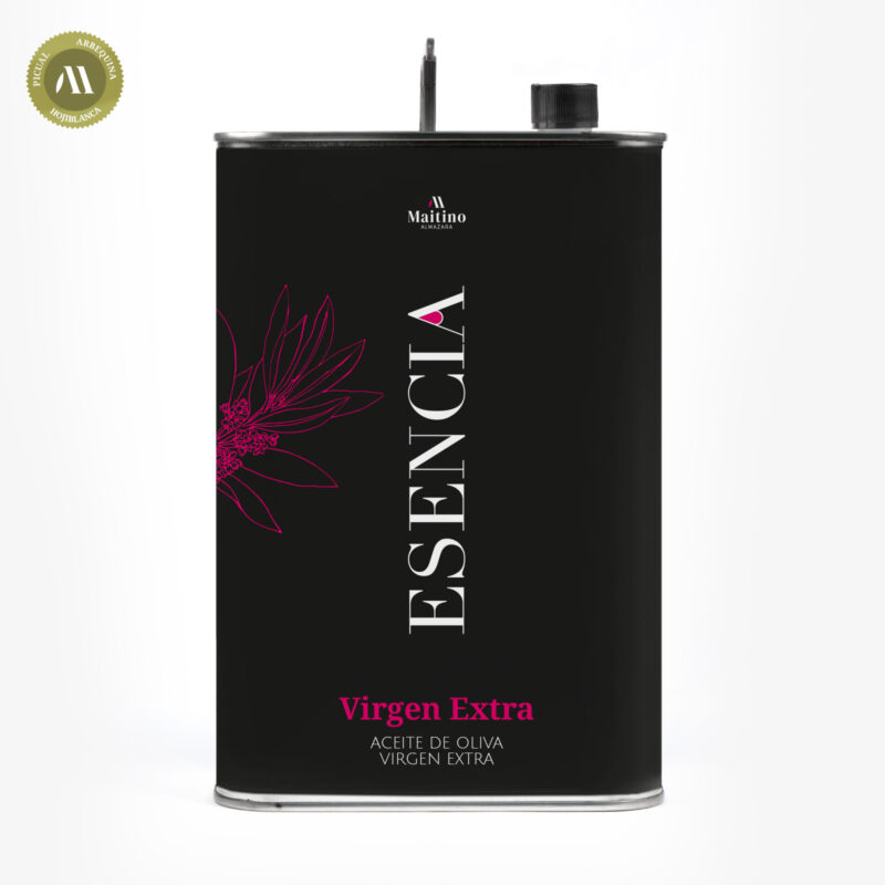 AOVE Esencia Virgen Extra lata 2,5 L variedades frontal