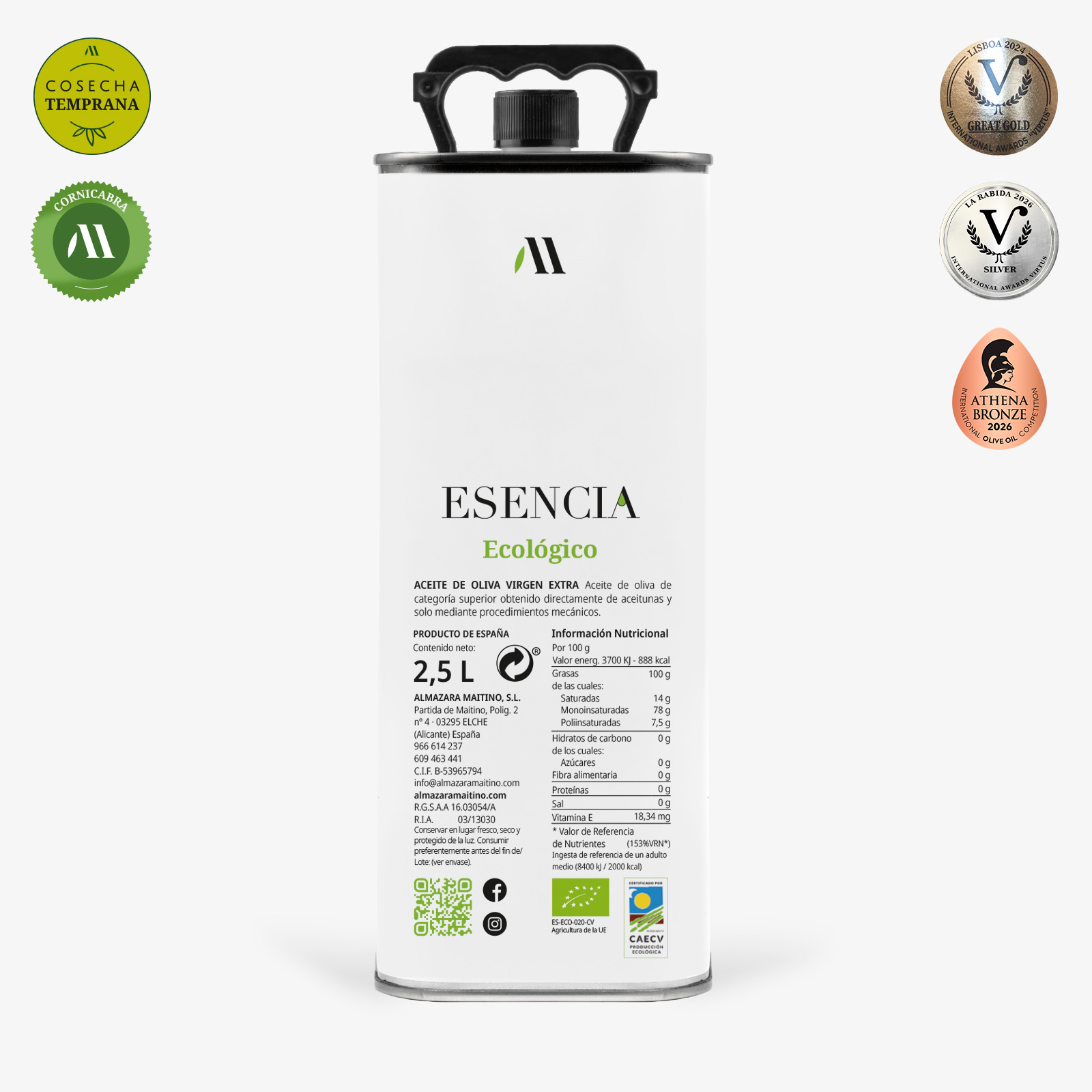 AOVE Esencia Ecologico CORNICABRA
