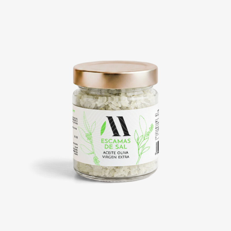 Escamas de sal al AOVE Tarro 180gr