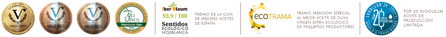 Premios - Sentidos - Almazara Maitinio